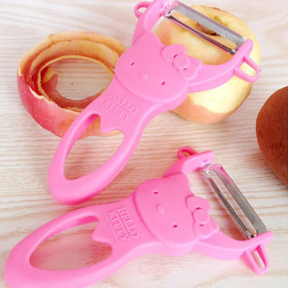 Kawaii Cartoon Kittys Cat Fruit Vegetable Peeler Knife Cute Steel Blade Potato Slicer Home Kitchen Peeling Tools Accessories
Kawaii Cartoon Kittys Cat Fruit Vegetable Peeler Knife Cute Steel Blade Potato Slicer Home Kitchen Peeling Tools Accessories