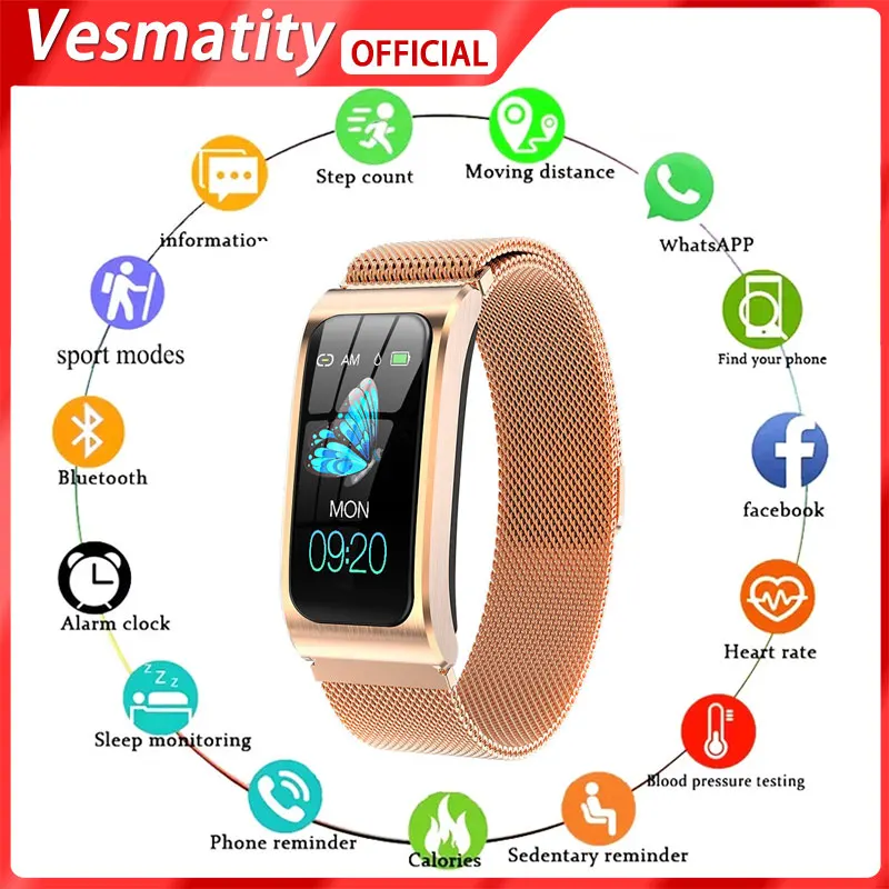 2022 Vesmatity Wristwatch Men Women Heart Rate Sports Band Blood Pressure Fitness Tracker Waterproof Color Activity Android IOS
2022 Vesmatity Wristwatch Men Women Heart Rate Sports Band Blood Pressure Fitness Tracker Waterproof Color Activity Android IOS