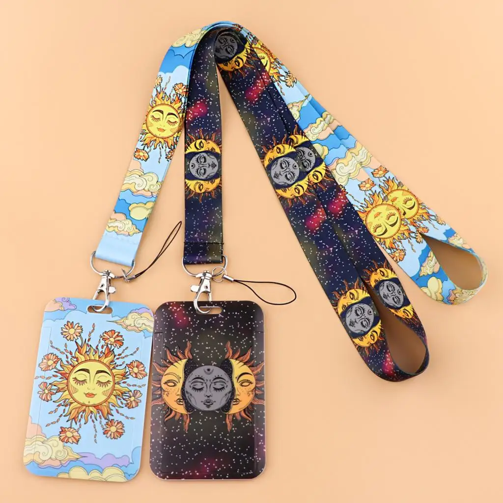 Sun and Moon Neck Strap Triple Moon Lanyard for Key Lanyard Card ID Holder Jewelry Decorations Key Chain Accessories Gifts
Sun and Moon Neck Strap Triple Moon Lanyard for Key Lanyard Card ID Holder Jewelry Decorations Key Chain Accessories Gifts