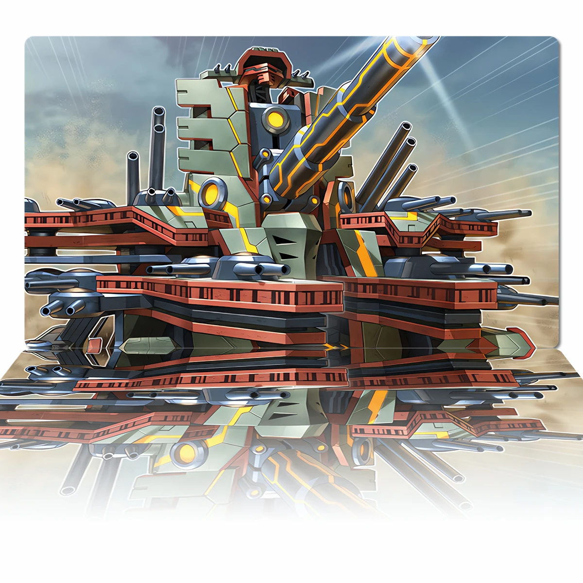 YuGiOh Playmat Superdreadnought Rail Cannon Juggernaut Liebe TCG CCG Trading Card Game Mat Mouse Pad Rubber Desk Mat Zone & Bag
YuGiOh Playmat Superdreadnought Rail Cannon Juggernaut Liebe TCG CCG Trading Card Game Mat Mouse Pad Rubber Desk Mat Zone & Bag
