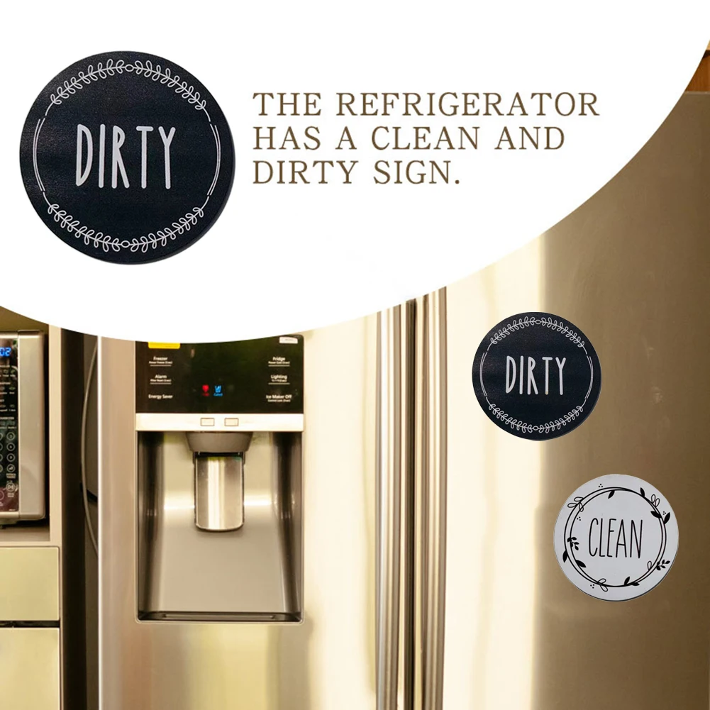 1 Pc Round Magnetic Fridge Sticker Dishwasher Double Sided Magnet Indicator Magnet Sticker Clean Dirty Sign Home Accessories
1 Pc Round Magnetic Fridge Sticker Dishwasher Double Sided Magnet Indicator Magnet Sticker Clean Dirty Sign Home Accessories