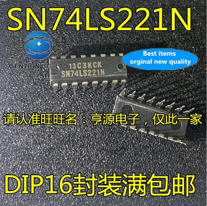 10pcs 100% orginal new in stock SN74LS221 SN74LS221N DIP-16 feet straight plug SN74LS221P
10pcs 100% orginal new in stock SN74LS221 SN74LS221N DIP-16 feet straight plug SN74LS221P