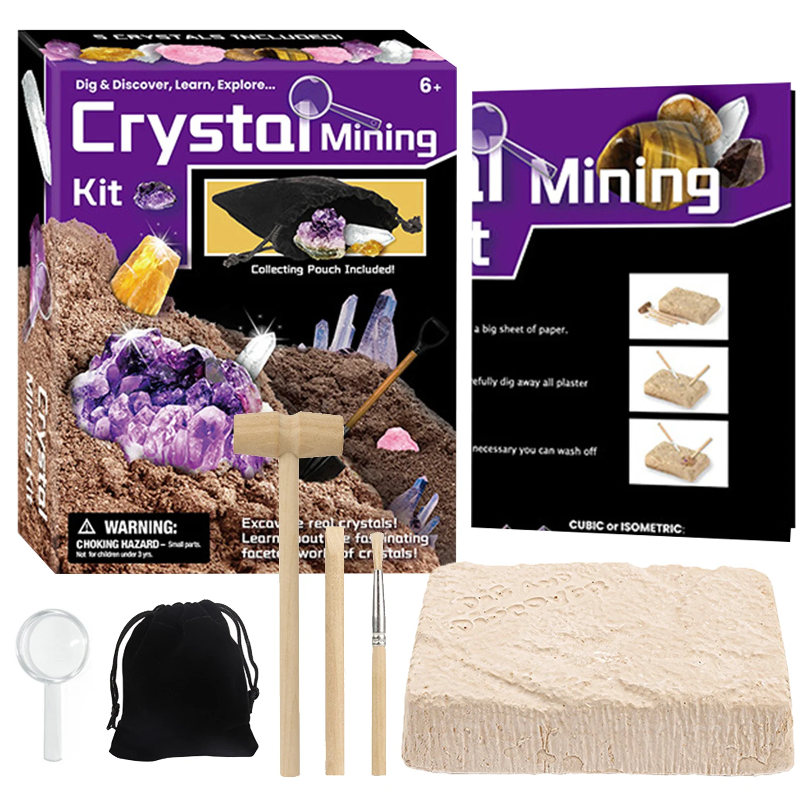Crystal Mining Kit Innovative Crystal Excavation Educational Science Kit Science Learning Gemstones And Crystals Digging Toys
Crystal Mining Kit Innovative Crystal Excavation Educational Science Kit Science Learning Gemstones And Crystals Digging Toys