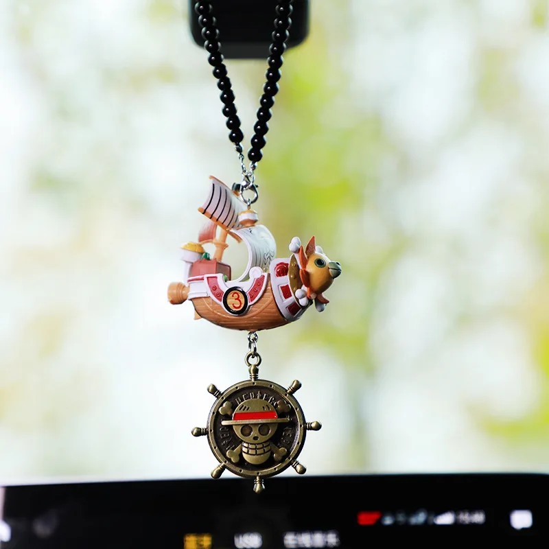 One Piece Figure Thousand Sunny Pirate Ship Car Decorations Kawaii Rearview Mirror Pendant Creative Cute Car Pendant
One Piece Figure Thousand Sunny Pirate Ship Car Decorations Kawaii Rearview Mirror Pendant Creative Cute Car Pendant