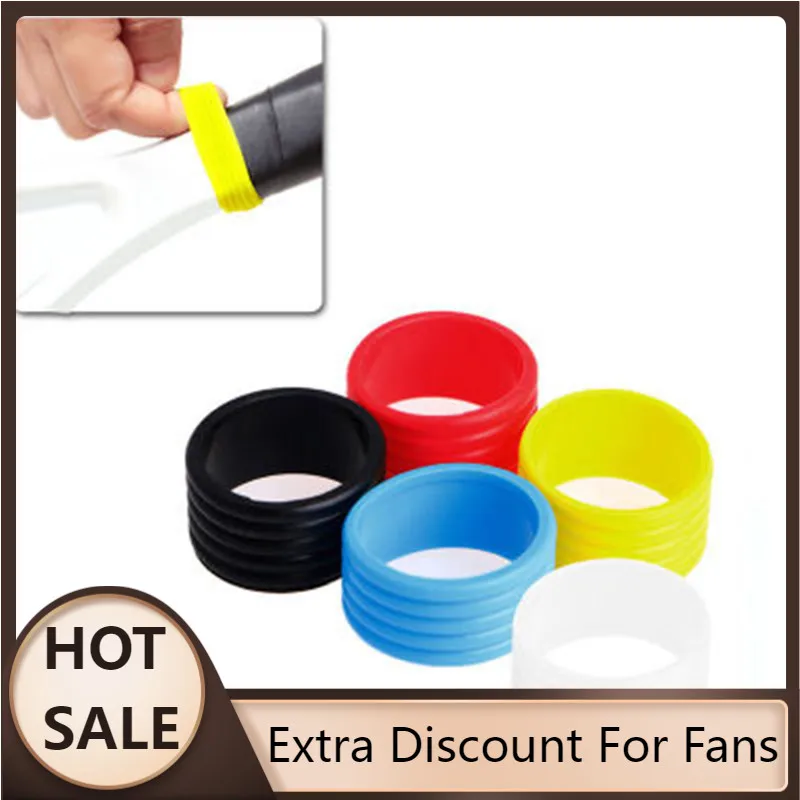 Fashion New 1pcs Tennis Racket Handle Silicone Ring Tennis Grip Elastic Protector Overgrip Fix Ring Absorbing Stretchy Rings
Fashion New 1pcs Tennis Racket Handle Silicone Ring Tennis Grip Elastic Protector Overgrip Fix Ring Absorbing Stretchy Rings