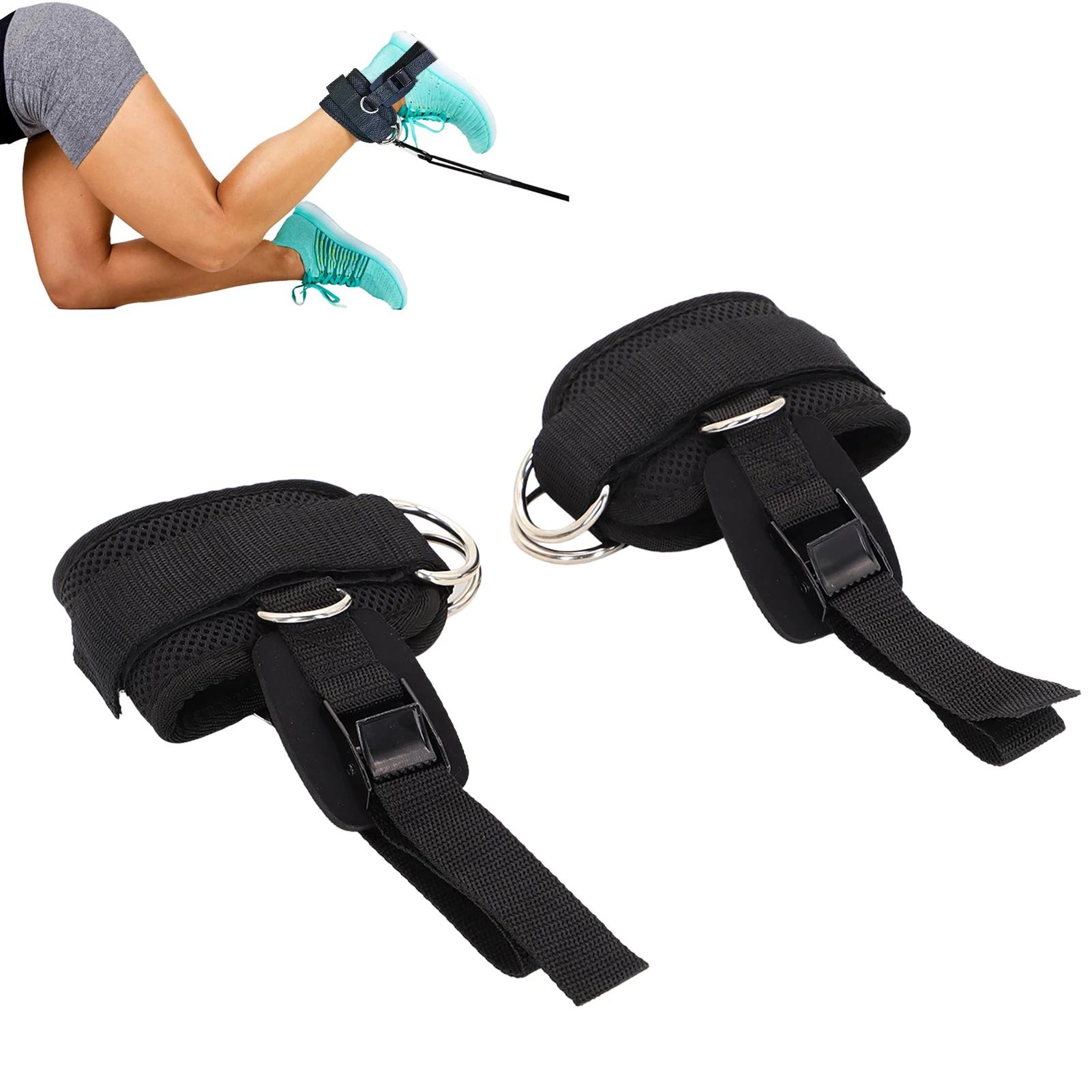 Ankle Straps 2 Pieces Padded Ankle Cuffs Adjustable Breathable Ankle Strap Set Padded Ankle Cuffs For Glute And Leg Workouts
Ankle Straps 2 Pieces Padded Ankle Cuffs Adjustable Breathable Ankle Strap Set Padded Ankle Cuffs For Glute And Leg Workouts