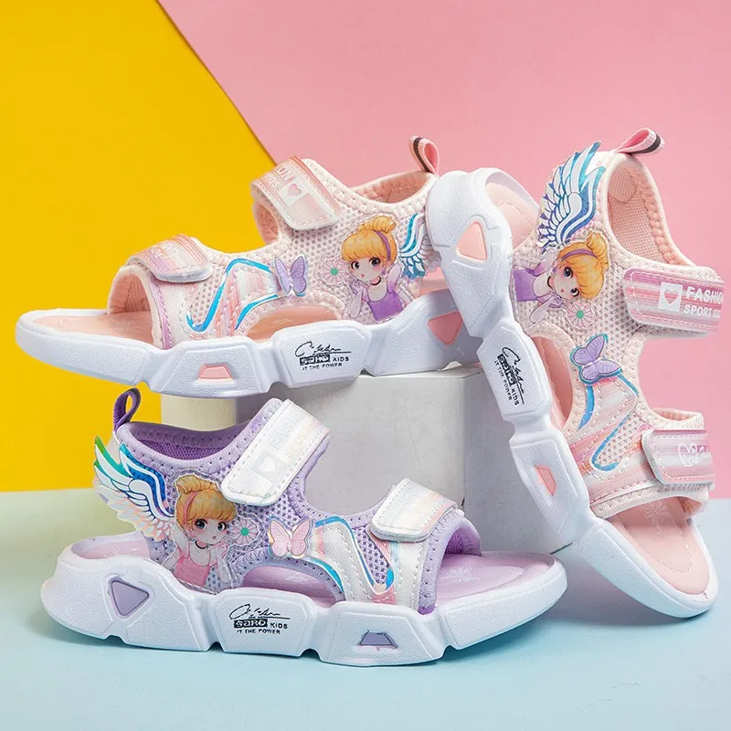 Disney Girls Sandals New Fashion Korean Summer Children's Shoes Student Beach Shoes Soft Sole Little Girls Casual Shoes
Disney Girls Sandals New Fashion Korean Summer Children's Shoes Student Beach Shoes Soft Sole Little Girls Casual Shoes