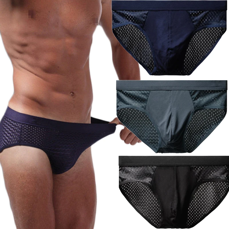 Men Brief Ice Silk Mens Briefs Comfortable Underwear Men Mesh Cueca Masculina Ropa Interior Hombre Calzoncillos Slip Sous L-4XL
Men Brief Ice Silk Mens Briefs Comfortable Underwear Men Mesh Cueca Masculina Ropa Interior Hombre Calzoncillos Slip Sous L-4XL