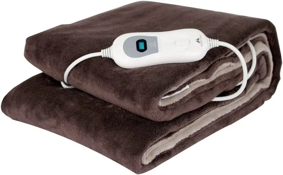 Electric blanket, 160x120 cm adjustable temperature, automatic shutdown washable thermal blanket with remote control 3 levels heating fast heating bed and brown sofa
Electric blanket, 160x120 cm adjustable temperature, automatic shutdown washable thermal blanket with remote control 3 levels heating fast heating bed and brown sofa