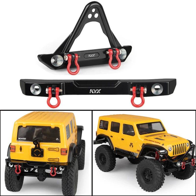 Передний и задний металлический бампер для 1/24 RC Crawler Car Traxxas Axial SCX24 90081 KYX Parts
Передний и задний металлический бампер для 1/24 RC Crawler Car Traxxas Axial SCX24 90081 KYX Parts