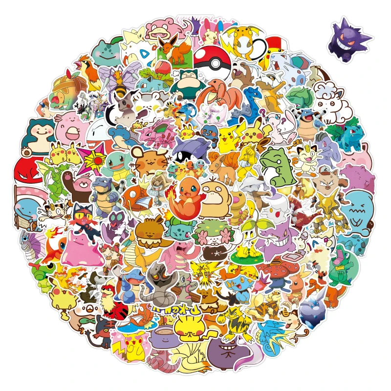 200pcs Pokemon Stickers Pikachu Fire-Spraying Dragon Cartoon Graffiti Car Trunk Water Cup Guitar Venusaur Waterproof Sticker
200pcs Pokemon Stickers Pikachu Fire-Spraying Dragon Cartoon Graffiti Car Trunk Water Cup Guitar Venusaur Waterproof Sticker