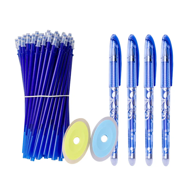 50+6Pcs/Set Erasable Gel Pen Set Refills Rod 0.5mm Washable Handle Magic Erasable Pen for Office School Writing Stationery
50+6Pcs/Set Erasable Gel Pen Set Refills Rod 0.5mm Washable Handle Magic Erasable Pen for Office School Writing Stationery
