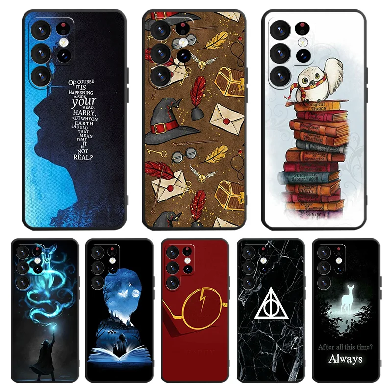 Potters Wand Harries Phone Case For Samsung Galaxy S23 S22 S21 S20 FE Ultra S10e S10 S9 S8 Plus Lite Black Cover
Potters Wand Harries Phone Case For Samsung Galaxy S23 S22 S21 S20 FE Ultra S10e S10 S9 S8 Plus Lite Black Cover