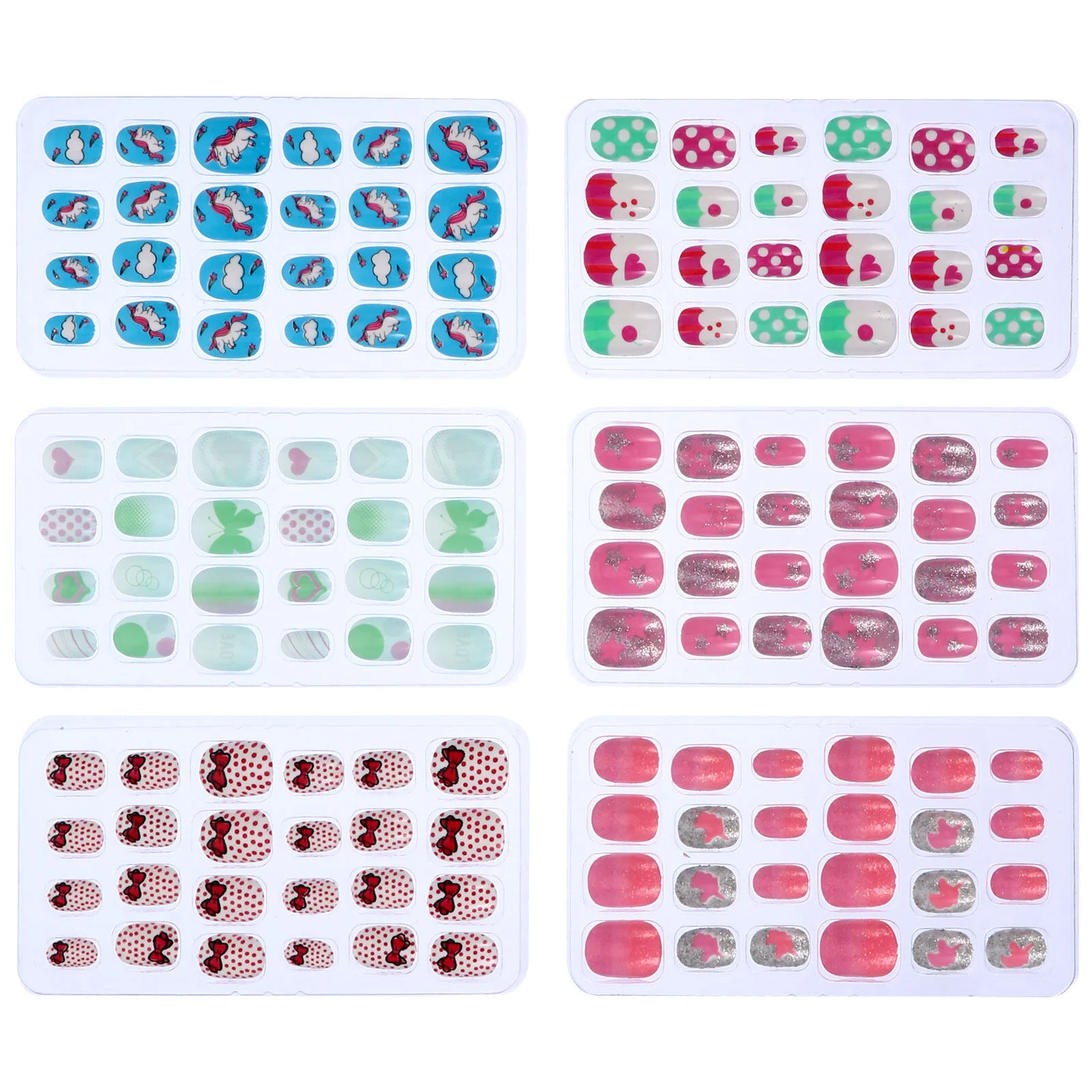 144 Pcs Nail Piece False Nails Tip Design Glitter Stickers Full Cover Cartoon Fake Tips
144 Pcs Nail Piece False Nails Tip Design Glitter Stickers Full Cover Cartoon Fake Tips