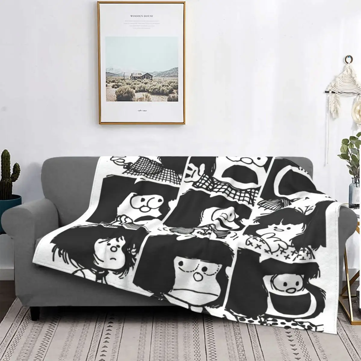 3D Printed Mafalda Cartoon Blankets Flannel Winter Kawaii Anime Throw Blanket for Sofa Travel Bed Breathable Soft
3D Printed Mafalda Cartoon Blankets Flannel Winter Kawaii Anime Throw Blanket for Sofa Travel Bed Breathable Soft