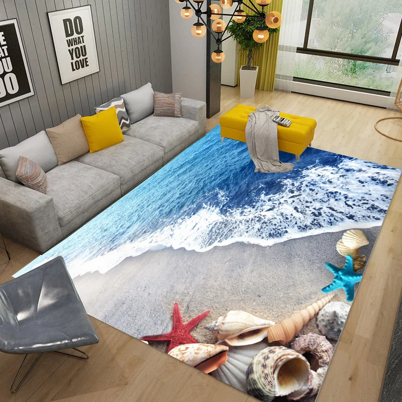 Sea Beach Floor Mats Cartoon Carpets for Living Room Child Bedroom Bedside Sofa Bay Window Modern Anti-slip Area Rugs Home Decor
Sea Beach Floor Mats Cartoon Carpets for Living Room Child Bedroom Bedside Sofa Bay Window Modern Anti-slip Area Rugs Home Decor