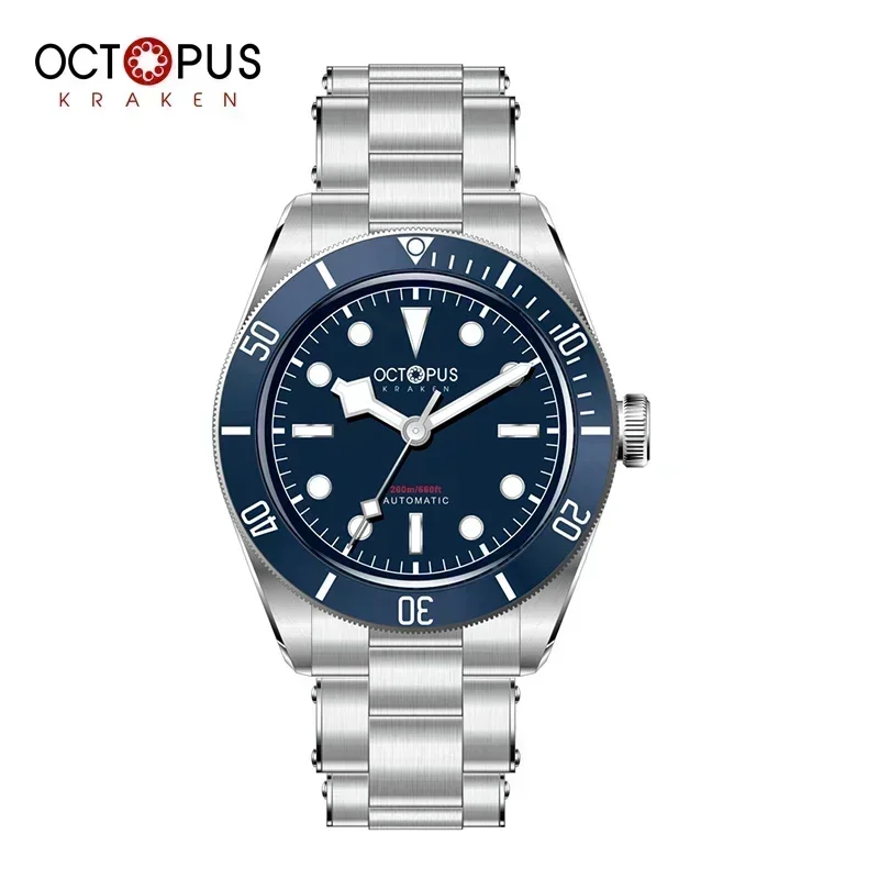 Роскошные мужские часы Octopus BB58 39 мм винтажные для дайвинга SW200 механизм
