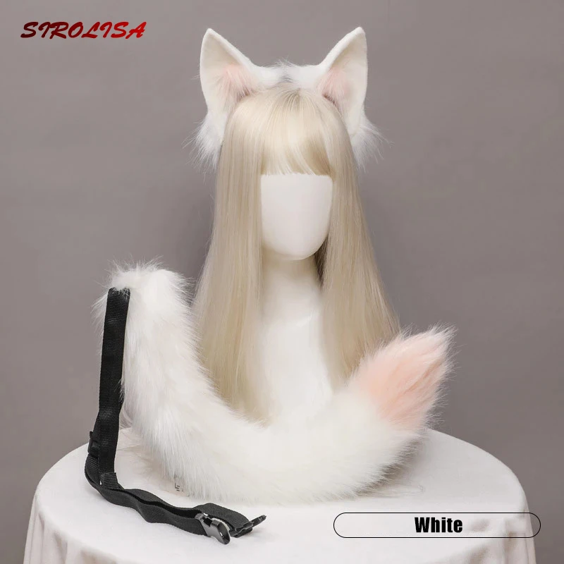 Women Cute Fox Ear Headband Hairpin Adjustable Cosplay Animal Cat Ears Hair Accessories Tail SetBeast Tail Furry Headdress New
Women Cute Fox Ear Headband Hairpin Adjustable Cosplay Animal Cat Ears Hair Accessories Tail SetBeast Tail Furry Headdress New