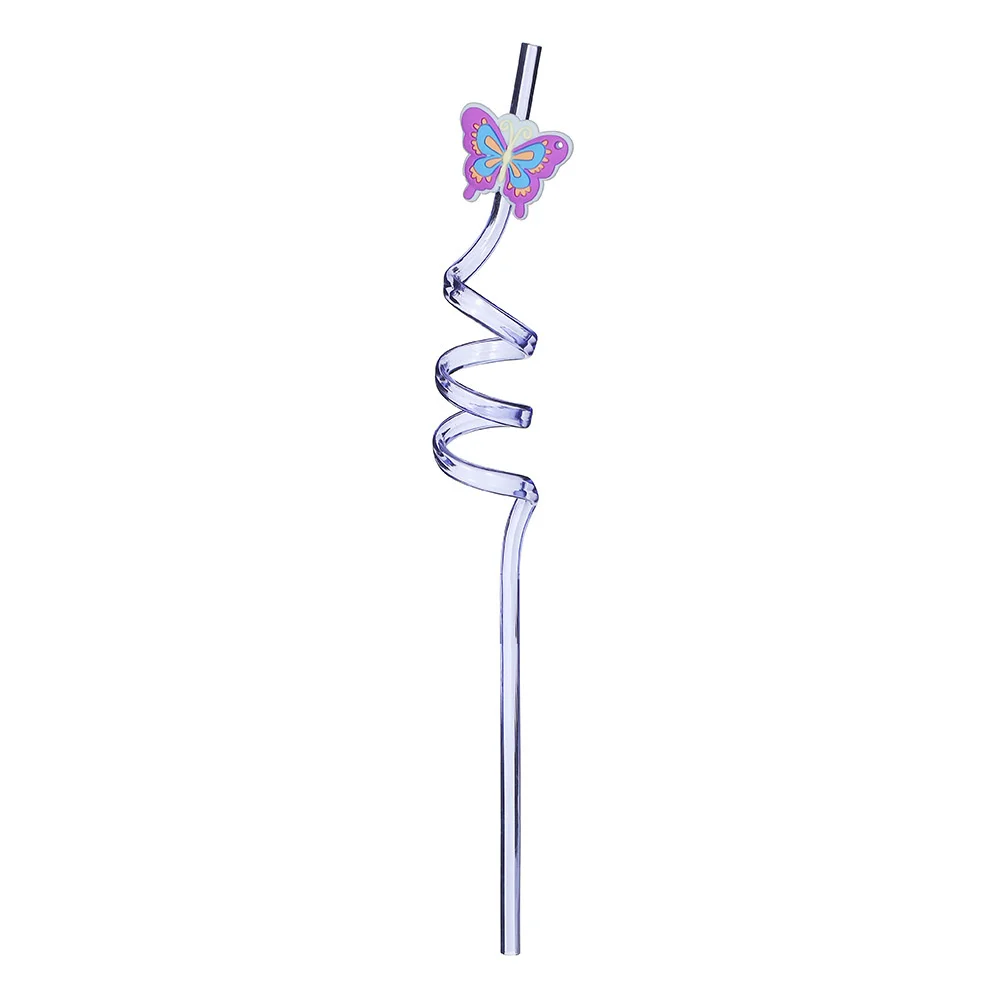 Curved Straw Plastic Drinking Straws Reusable Butterfly Straws Bar Accessories Animal Straws For Kids Birthday Party Decoration
Curved Straw Plastic Drinking Straws Reusable Butterfly Straws Bar Accessories Animal Straws For Kids Birthday Party Decoration