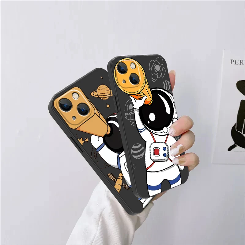 Liquid Silicone Astronaut Spaceship Phone Case For iPhone 13 11 12 Pro 6 7 8 12mini XR XS 12Pro MAX SE 2020 13Pro Soft TPU Funda
Liquid Silicone Astronaut Spaceship Phone Case For iPhone 13 11 12 Pro 6 7 8 12mini XR XS 12Pro MAX SE 2020 13Pro Soft TPU Funda