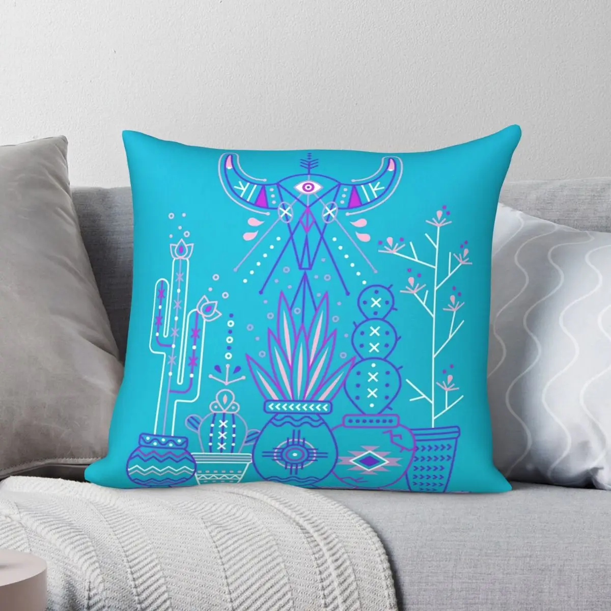 Santa Fe Garden Blue Purple Pillowcase Polyester Linen Velvet Pattern Zip Decor Car Cushion Cover Wholesale 45x45
Santa Fe Garden Blue Purple Pillowcase Polyester Linen Velvet Pattern Zip Decor Car Cushion Cover Wholesale 45x45