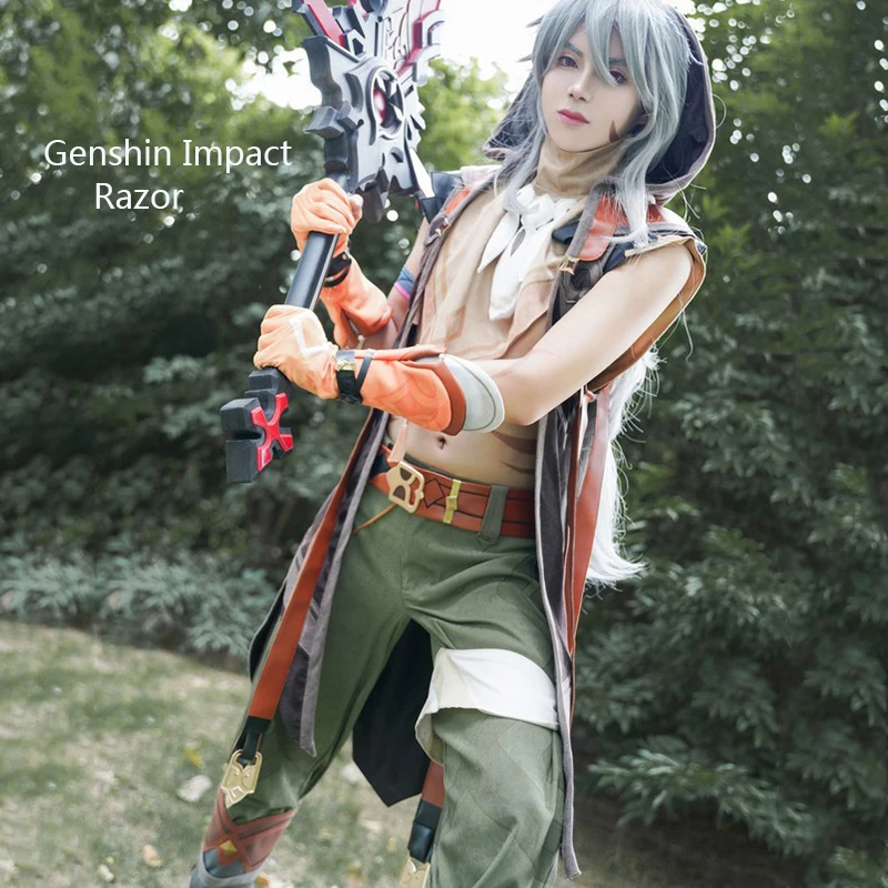 Game Genshin Impact Cosplay Razor Costume Uniform Anime Halloween Party Outfit
Game Genshin Impact Cosplay Razor Costume Uniform Anime Halloween Party Outfit