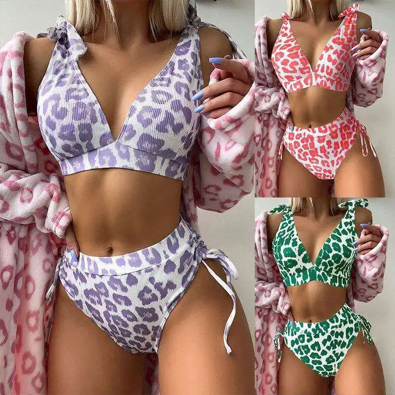 Selling Swimsuit Female Printed Lace Up Chest Cover High Waist Bikini Wholesale
Selling Swimsuit Female Printed Lace Up Chest Cover High Waist Bikini Wholesale