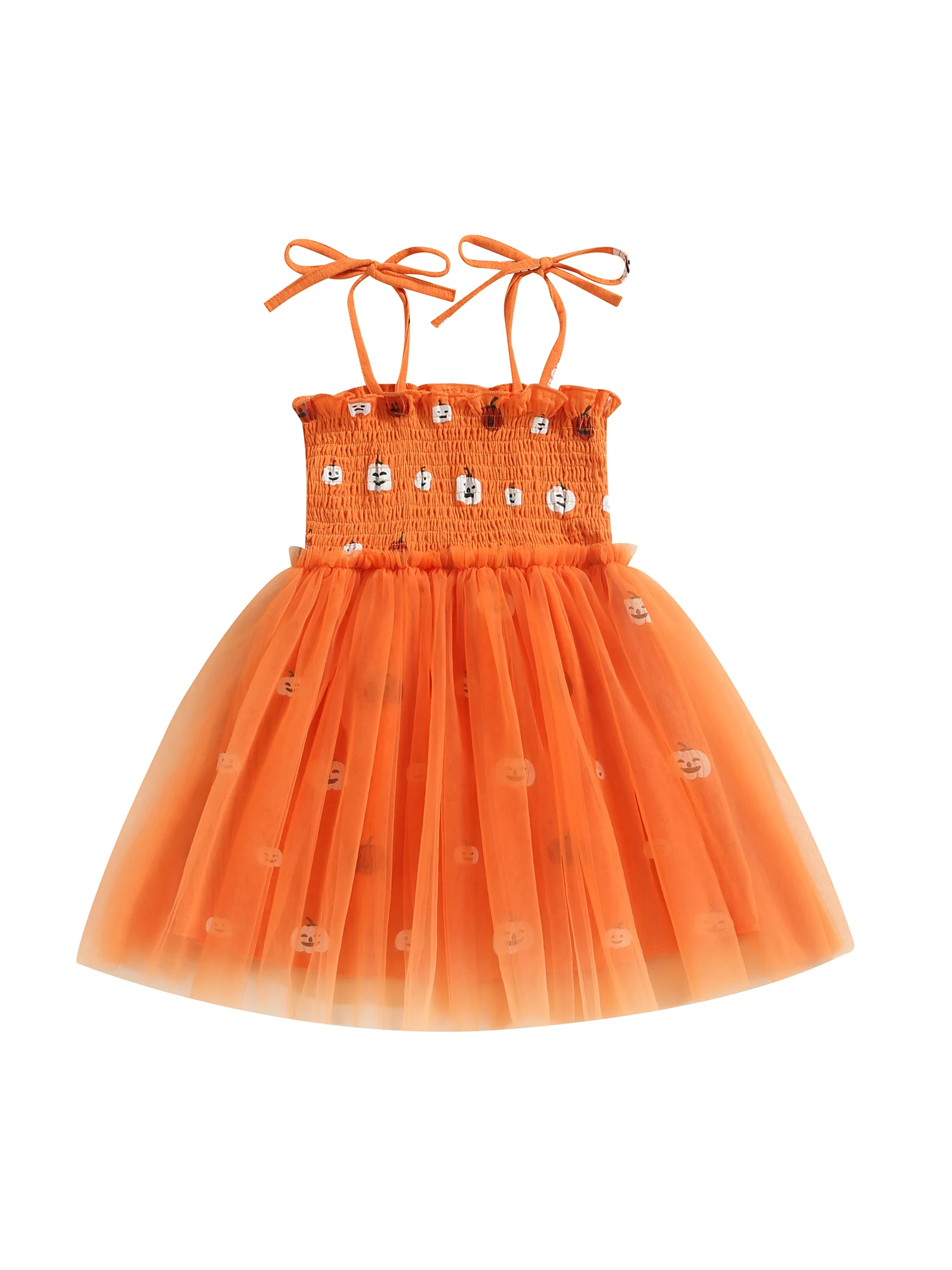 Cute Little Girl Halloween Costume Pumpkin Print Sleeveless Tulle Dress Toddler Girls Party Outfit Clothes
Cute Little Girl Halloween Costume Pumpkin Print Sleeveless Tulle Dress Toddler Girls Party Outfit Clothes