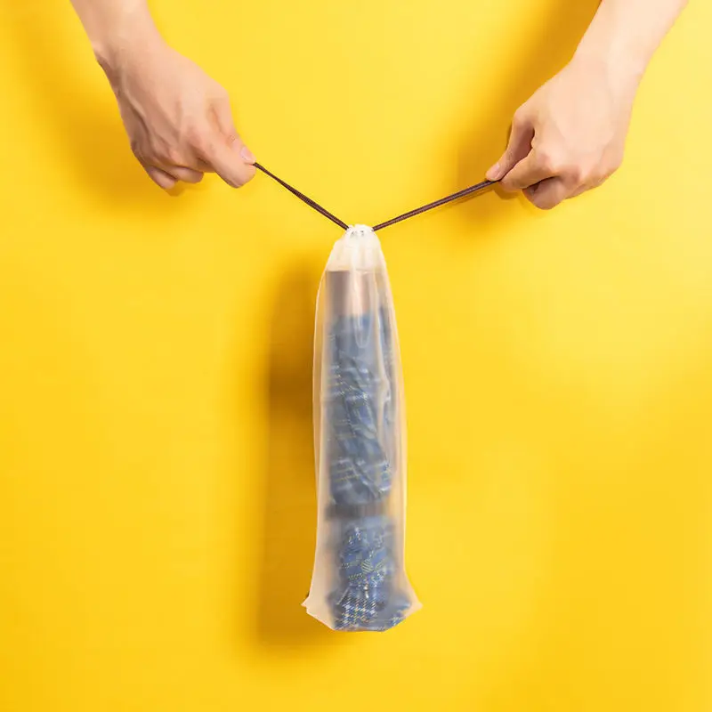 Сумка для хранения зонтов водонепроницаемый мешок на шнурке, пластиковый пакет для хранения, пылезащитный пакет, Прозрачный чехол для зонта
Сумка для хранения зонтов водонепроницаемый мешок на шнурке, пластиковый пакет для хранения, пылезащитный пакет, Прозрачный чехол для зонта