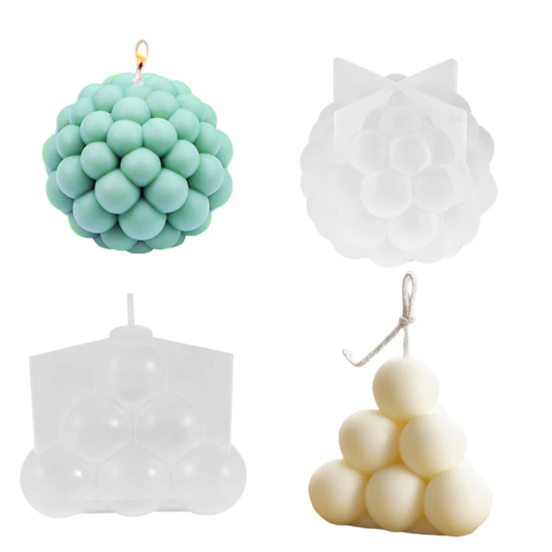 DIY Ball Wave Point Spherical Bubble Ball Candle Mold Geometric Pyramid Shape Scented Candle Making Supplies Handmade Soap Molds
DIY Ball Wave Point Spherical Bubble Ball Candle Mold Geometric Pyramid Shape Scented Candle Making Supplies Handmade Soap Molds