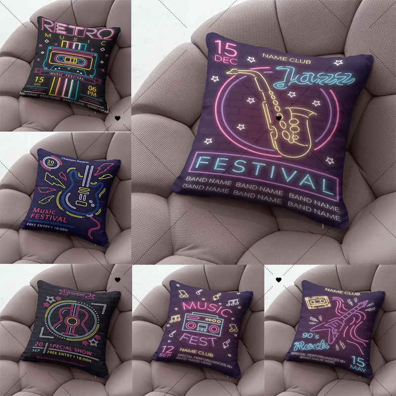 Music Series Festival Hotel Rooms Living Rooms Sleeping Pillow Cases Neck Spine Protection Cushioning and Rebound Decorations
Music Series Festival Hotel Rooms Living Rooms Sleeping Pillow Cases Neck Spine Protection Cushioning and Rebound Decorations
