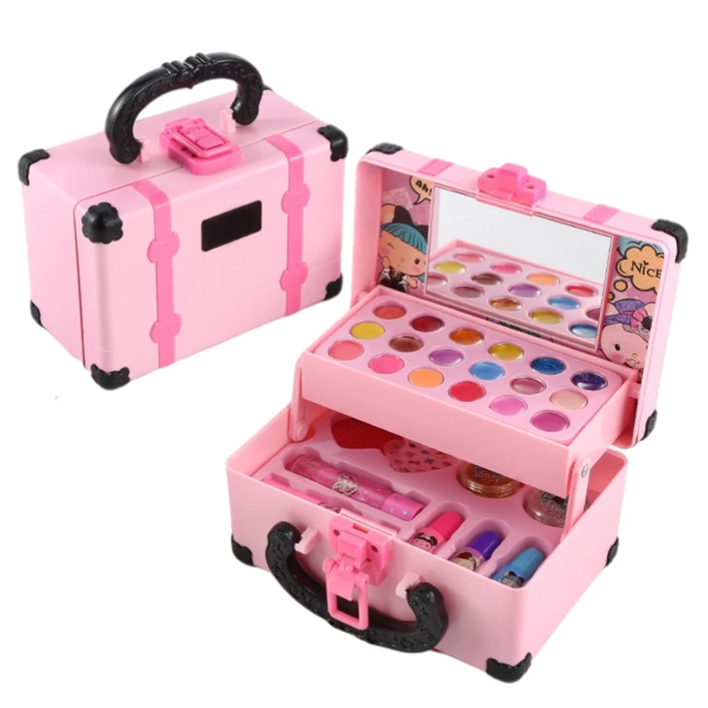 Sifire Children's Cosmetics Toys Sets For Girl Child Toy Princess Lipstick Non-toxic Makeup Kids Handbag Bag Set Dresser
Sifire Children's Cosmetics Toys Sets For Girl Child Toy Princess Lipstick Non-toxic Makeup Kids Handbag Bag Set Dresser