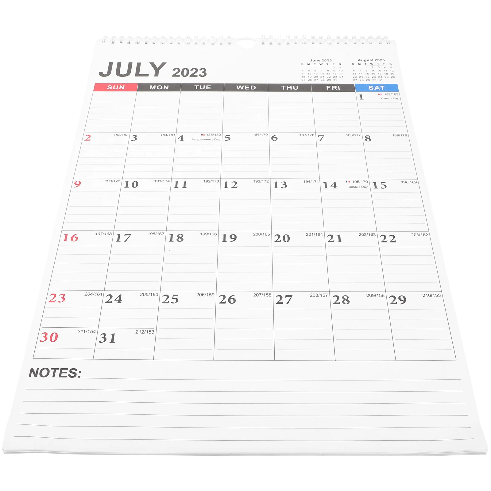 

Календарь на английском языке для офиса, семейной стены 2023-2024, домашняя ежедневная бумага, большой ежемесячный отсчет для свидания, домашний отсчет 3d