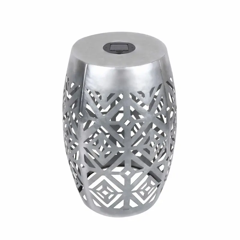 Home 12 in. Outdoor Side Table Planter Stand with Solar Powered Light, Silver Planter Planter pot for indoor plants Garden pots
Home 12 in. Outdoor Side Table Planter Stand with Solar Powered Light, Silver Planter Planter pot for indoor plants Garden pots