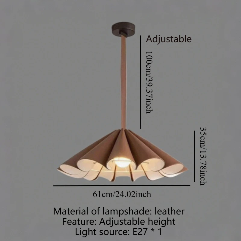 Подвесной светильник Artpad Maillard кожаный 
Подвесной светильник Artpad Maillard кожаный