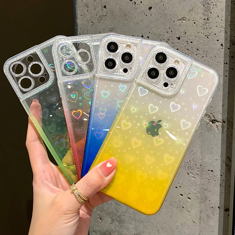 Case For iPhone 13 Pro Max Funda Fashion Gradient Coque iPhone 11 Pro 12 MIni X XR XS Max 7 8 Plus SE 2020 2022 Love Heart Cover
Case For iPhone 13 Pro Max Funda Fashion Gradient Coque iPhone 11 Pro 12 MIni X XR XS Max 7 8 Plus SE 2020 2022 Love Heart Cover