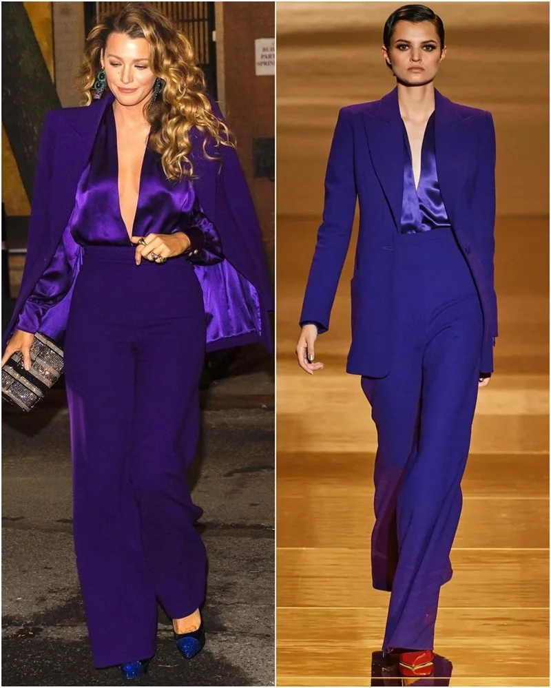 Женский костюм Women Pants Suits Purple 2 Pcs Office Lady Prom Dress Designer Cotton Formal Business Party Gown Custom Made
Женский костюм Women Pants Suits Purple 2 Pcs Office Lady Prom Dress Designer Cotton Formal Business Party Gown Custom Made