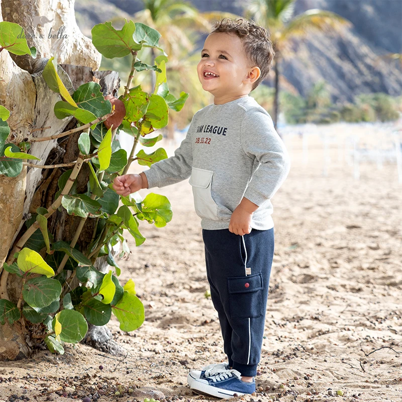 DB1220326 dave bella spring baby boys casual letter print clothing sets kids boy fashion long sleeve sets children 2 pcs suit
DB1220326 dave bella spring baby boys casual letter print clothing sets kids boy fashion long sleeve sets children 2 pcs suit
