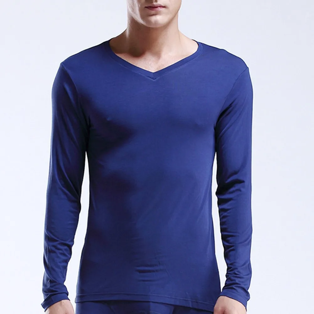 Men Thermal Underwear Tops Long-Sleeved Tight-Fitting Autumn/Winter Bottoming Shirt Solid Color Keep Warm Long Johns
Men Thermal Underwear Tops Long-Sleeved Tight-Fitting Autumn/Winter Bottoming Shirt Solid Color Keep Warm Long Johns