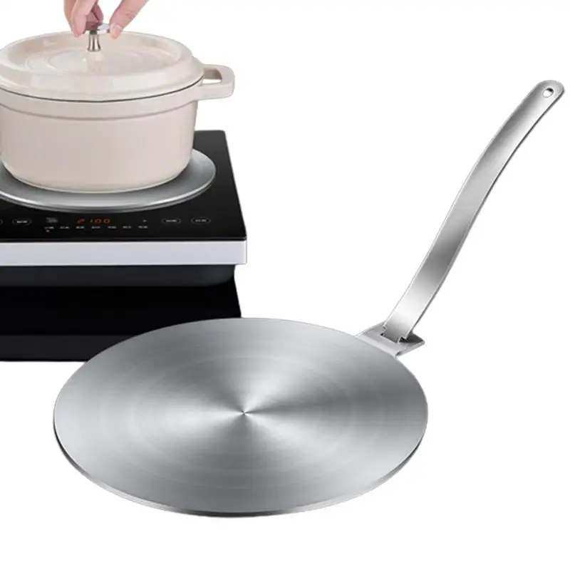 Induction Converter Stainless Steel Induction Converter Reducer Flame Guard Simmer Ring Plate Non-Stick Hob Ring Plate For Stove
Induction Converter Stainless Steel Induction Converter Reducer Flame Guard Simmer Ring Plate Non-Stick Hob Ring Plate For Stove