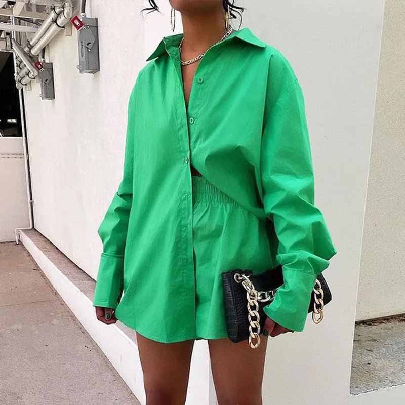Casual Solid Women's Shirt Spring Long Sleeve Loose Fashion Woman Blouses 2022 Turn-down Collar Button Female Blouses and Shirts
Casual Solid Women's Shirt Spring Long Sleeve Loose Fashion Woman Blouses 2022 Turn-down Collar Button Female Blouses and Shirts