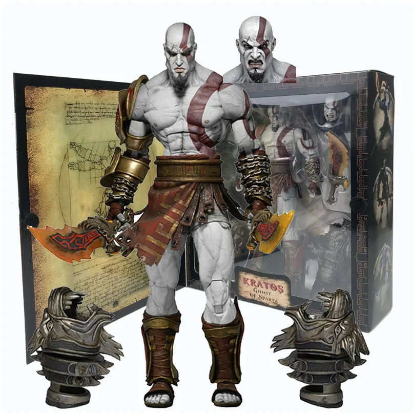 

Ultimate Edition Ghost Of Sparta Kratos Action Figure NECA God Of War 3 Cratos Model Toy Adventure Games Movable Figurine