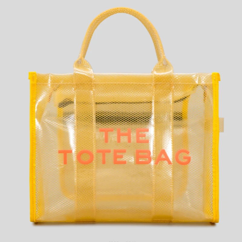 Designer PVC Transparent Women Handbag Large Capacity Shoulder Bags Plastic Beach Totes Waterproof Women's Bag Casual Purse
Designer PVC Transparent Women Handbag Large Capacity Shoulder Bags Plastic Beach Totes Waterproof Women's Bag Casual Purse