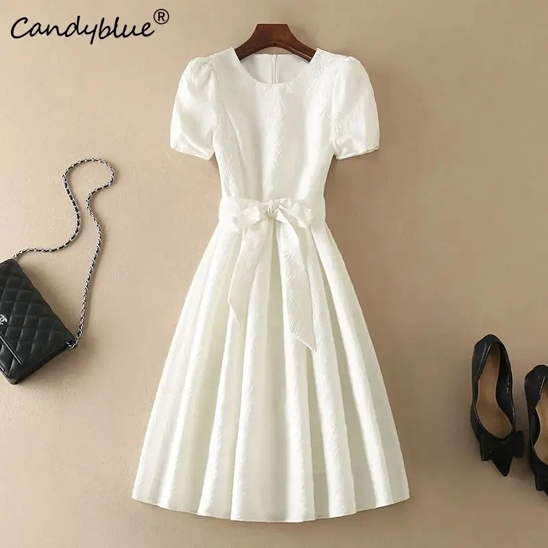 Летнее женское платье, новое классическое милое белое простое платье во французском стиле с круглым вырезом, Повседневная универсальная же...
Летнее женское платье, новое классическое милое белое простое платье во французском стиле с круглым вырезом, Повседневная универсальная же...