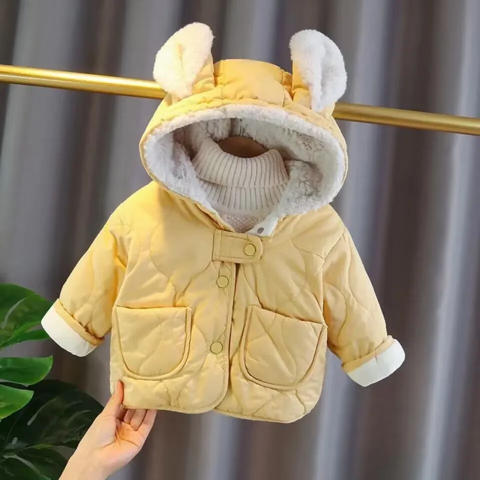 Girls Baby Cotton Coat 2023 Autumn/Winter Clothing New Children's Velvet Hooded Jacket Foreign Children's Winter Coat
Girls Baby Cotton Coat 2023 Autumn/Winter Clothing New Children's Velvet Hooded Jacket Foreign Children's Winter Coat