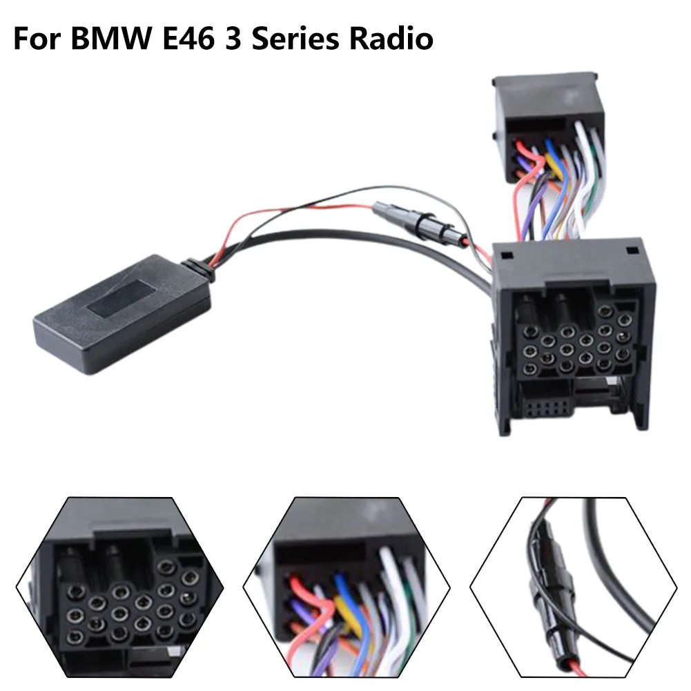 Для BMW E46 3 серии радио Bluetooth-совместимый 10-контактный AUX-кабель без потерь аудио адаптер автомобильные аксессуары
Для BMW E46 3 серии радио Bluetooth-совместимый 10-контактный AUX-кабель без потерь аудио адаптер автомобильные аксессуары