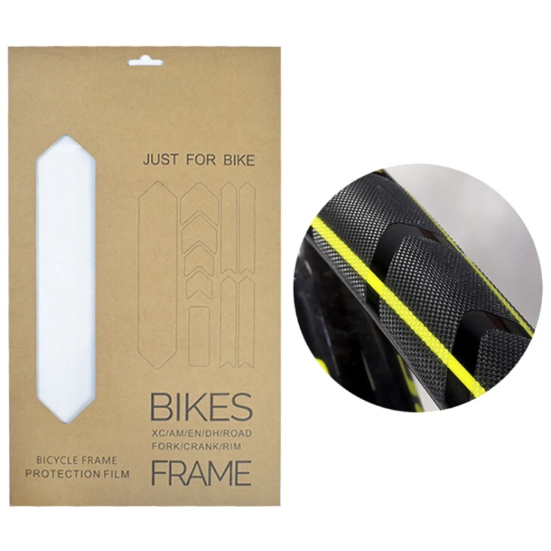 Bicycle Frame Protector Stickers Scratch-Resistant Sticker Kit Bike Guard Frame Cover Mountain Bicycle Accessories
Bicycle Frame Protector Stickers Scratch-Resistant Sticker Kit Bike Guard Frame Cover Mountain Bicycle Accessories