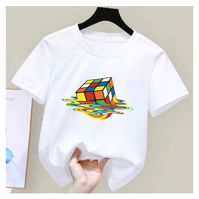 Melting Cube Print T-shirts For Boys and Girls 3-14Years ,Latest Summer 2022 Children's Clothes,Short Sleeve Top Tees For Teen
Melting Cube Print T-shirts For Boys and Girls 3-14Years ,Latest Summer 2022 Children's Clothes,Short Sleeve Top Tees For Teen