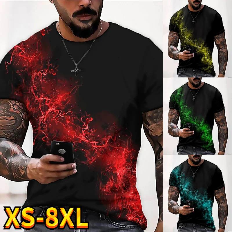 2022 Summer New Men's Fational T Shirts Abstract Print Painting Pullover Round Neck 3D Printed Graphic Prints T Shirt Plus Size
2022 Summer New Men's Fational T Shirts Abstract Print Painting Pullover Round Neck 3D Printed Graphic Prints T Shirt Plus Size