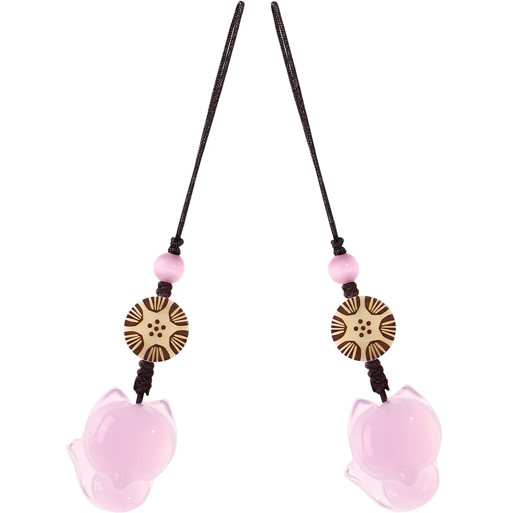 2 Pcs Pendant Auspicious Hanging Ornament Phone Lanyard Decor Bag Charm Lanyards Decorative Strap Handset Backpack Fox-shaped
2 Pcs Pendant Auspicious Hanging Ornament Phone Lanyard Decor Bag Charm Lanyards Decorative Strap Handset Backpack Fox-shaped